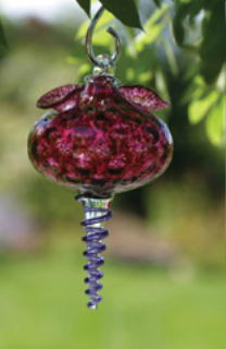Precious Cranberry Hummingbird Feeder